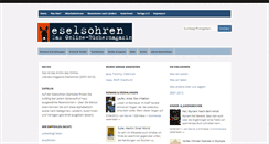 Desktop Screenshot of eselsohren.at