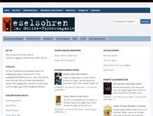 Tablet Screenshot of eselsohren.at
